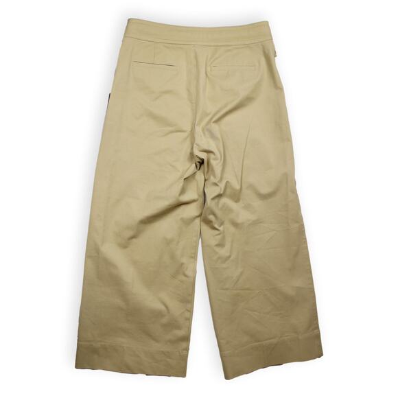 J Crew Women’s Officer Patch Pocket Wide Leg Cotton Pants Size 12 - Picture 1 of 10